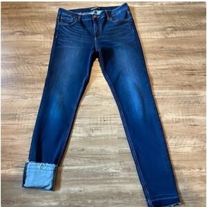 NWOT Prosperity Jeans Dark Wash Raw Hem 33